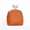 Women's Genuine Leather Litchi Grain Mini Coin Purse & Lipstick Clasp Bag