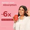 Arth Iron Gummies | 6x Higher Absorption | Ferrous Ascorbate & Folic Acid | Boosts Haemoglobin & Energy |Helps with Anaemia, Fatigue & Lethargy