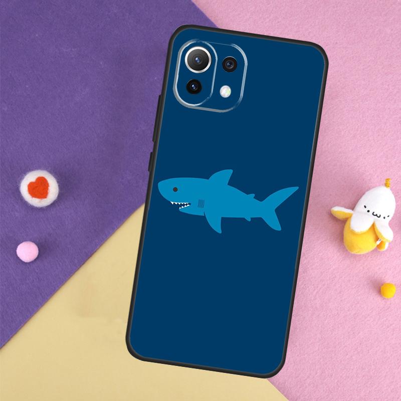 

Мультяшный чехол-акула для Xiaomi 15 Ultra 13 14 14T 11T 12T 13T Pro POCO X7 Pro X3 X5 X6 F5 F6 M6 Pro Xiaomi 13 Ultra