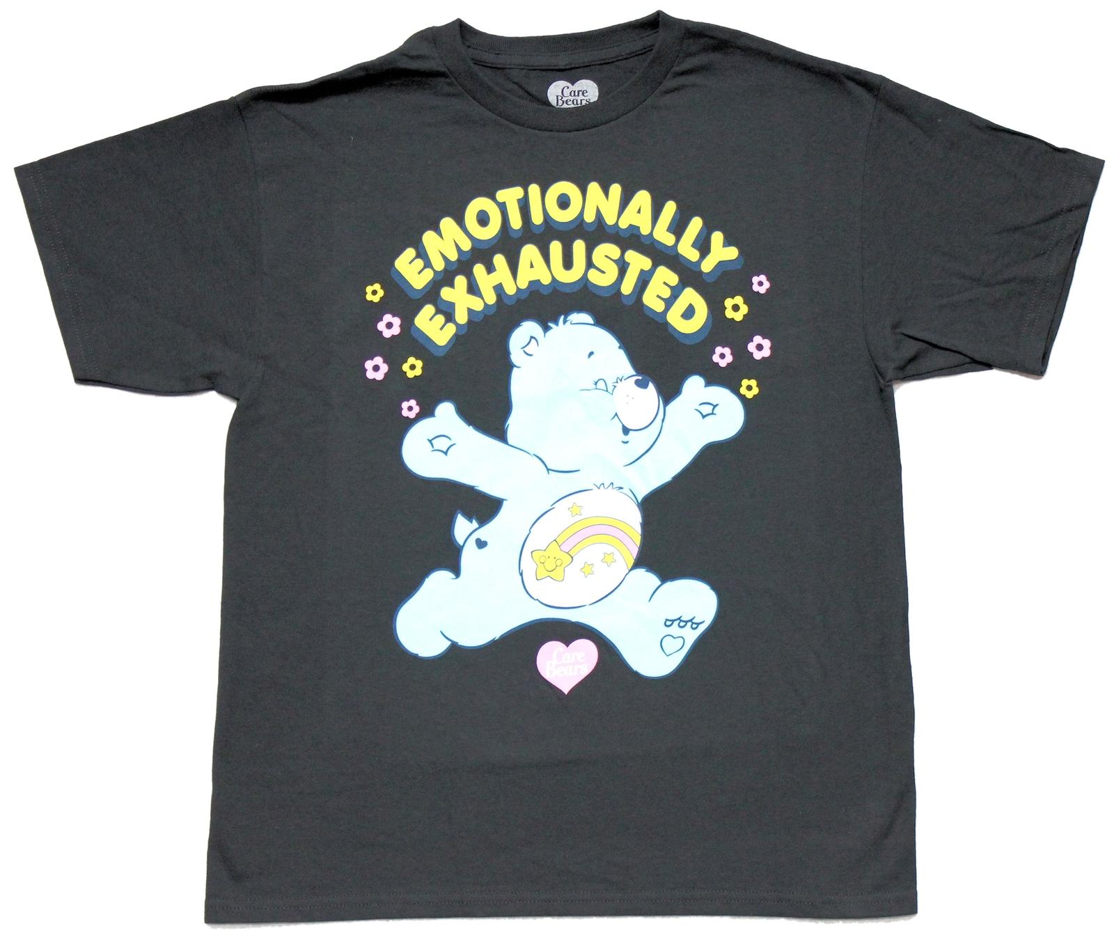 Care Bears New Adult T-Shirt - Wish Bear Emotionally Exhausted L