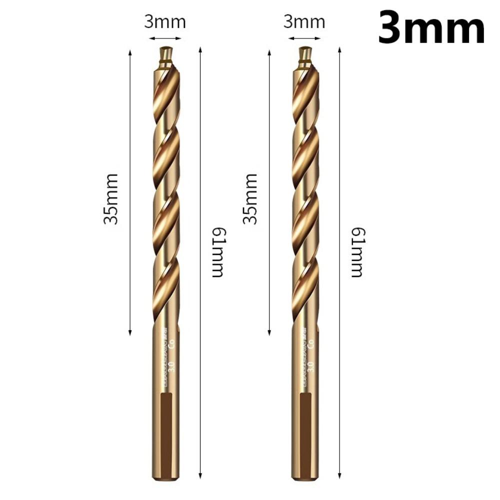 

2 шт. 3 мм-8 мм спиральное сверло HSS спиральные прямые хвостовики сверла для открывания отверстий по металлу ступенчатое сверло кобальтовое сверло сверла по металлу