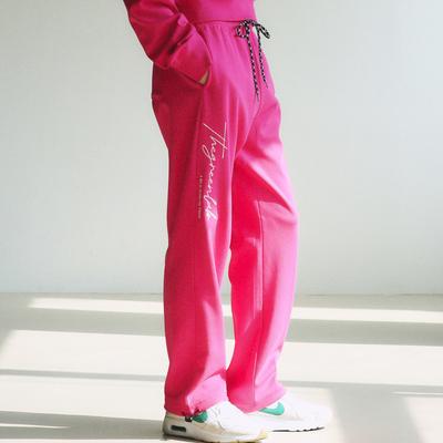 THE GREEN LAB Oversized String Jogger Pants [Pink]