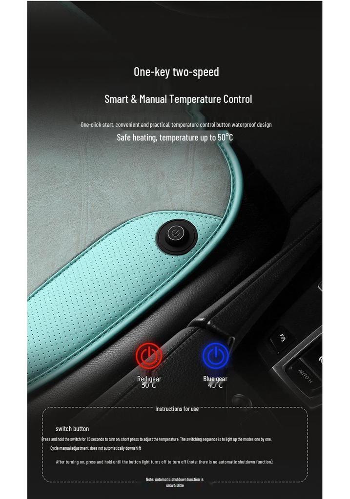 USB Heated Plush Seat Cushion for Car and Office