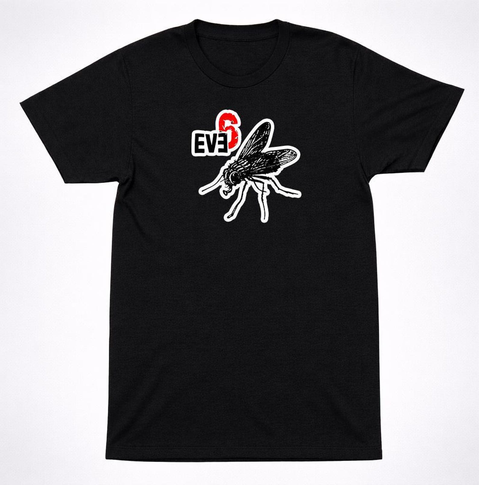 Eve 6 Shirt: Minimal Fly Graphic - 90s Alternative Rock Tee 3XL