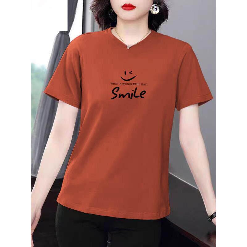 2026 Women's Summer Loose Short-Sleeve T-Shirt: Thin, Belly-Covering, Versatile Top