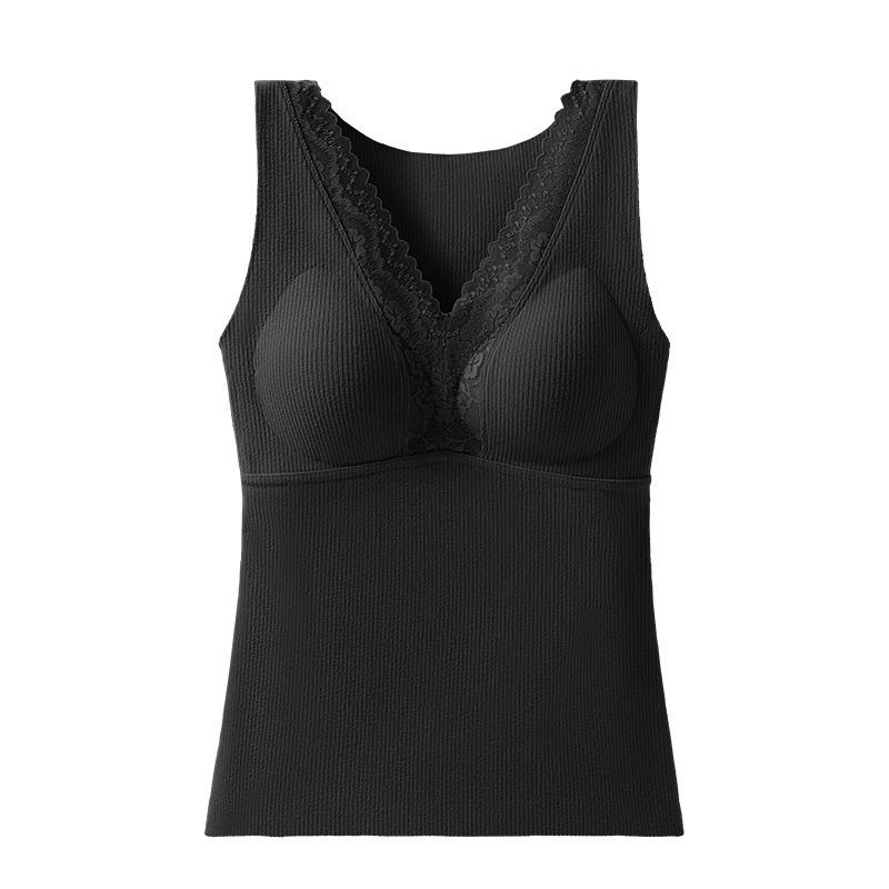 

Women s Seamless Slimming Mulberry Silk-Cashmere Top with Breast Pads - Original 2025 Autumn/Winter Collection XL (120-135 lbs)