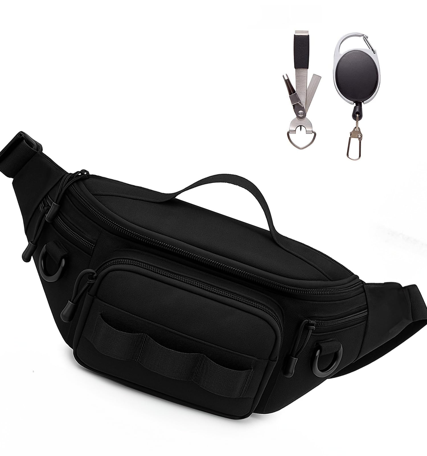 

Thujopsis Waterproof Fishing Body Tackle Eging with Line Black Bag, Bag, Bag, Bag, 2-Way, Cutter, чёрный