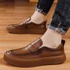 Mode Herren Flats Herren Freizeitschuhe Outdoor 2024 Heißer Verkauf Echtes Leder Herren Slipper Mokassins Atmungsaktiv Slipper Fahrschuhe Herren