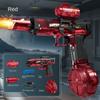 New Electric Water Gun With Light Sprays Flame Effect Continuously High-pressure Powerful Outdoor Water Gun Toys Wasserpistole