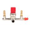Double Outlet Tube Alloy Air Compressor Switch Pressure Regulator Valve Fit Part