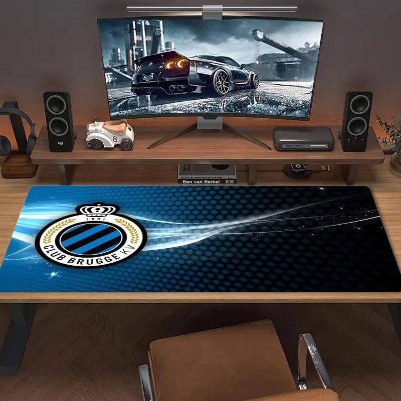 Club Brugge Color Mouse Pad Large Gaming Table Cushion Non-slip Laptop Tablet Big Mousepad XXL Mat Mini PC Playmat With Lock edge
