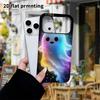 Phone Case: 2D Flat Design Suitable for iPhone 18, 17, 16, 15, 14, 13 Pro Film Protective Case, Couple Style, Rainbow Glow, Christmas and Halloween Gi