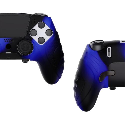 ergonomic anti-slip silicone cover case for playvital ps5 edge controller, soft rubber protector skin for ps5 edge wireless controller with thumb grip