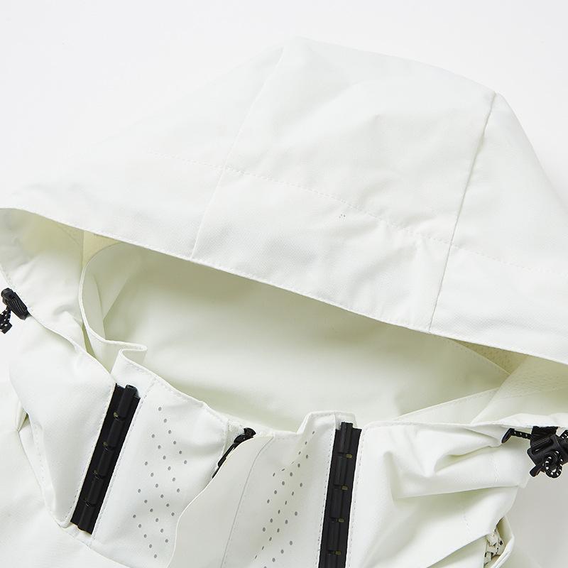 Outdoor Functional Hooded Jacket Couple Travel Mountaineering Camping Jacket Jacket