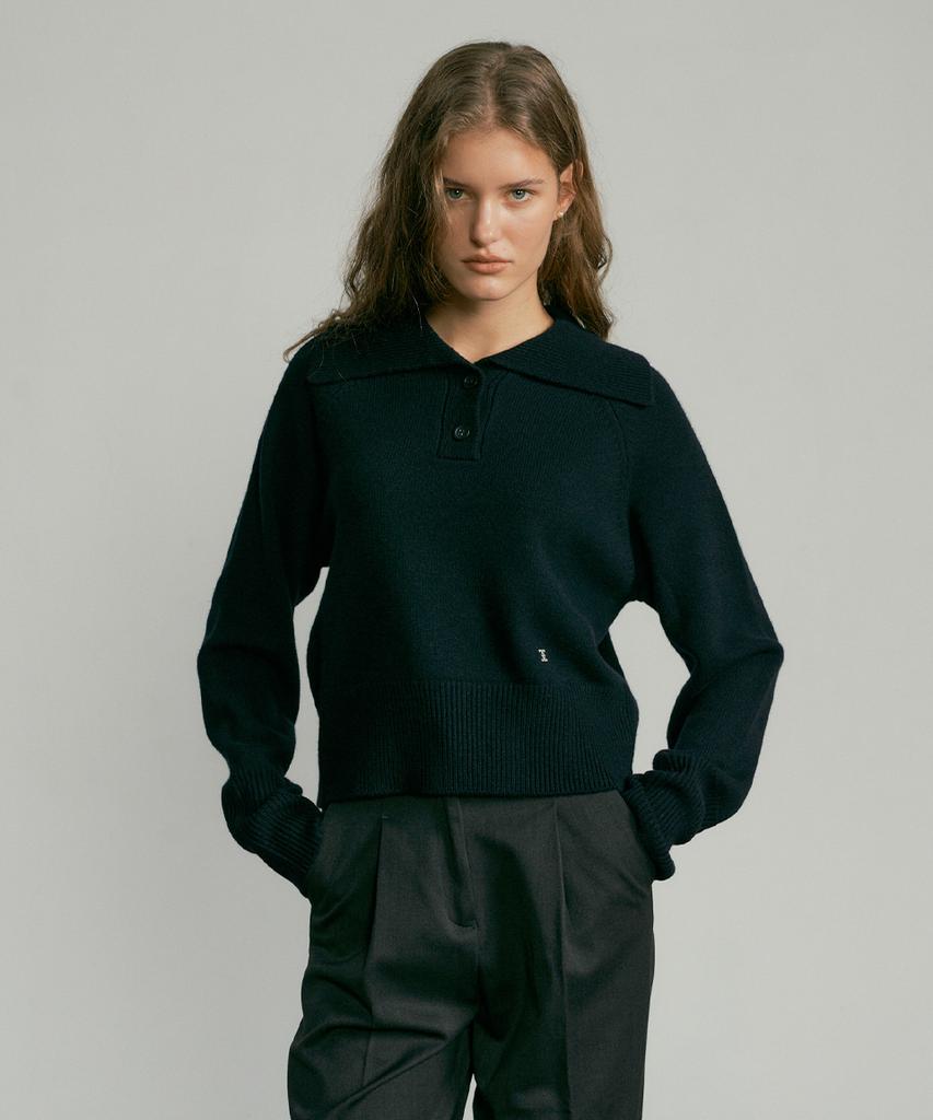 FOLNUA Cashmere Collar Knit (Black)
