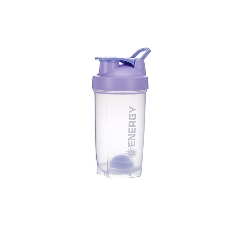 500/700ml Tragbare Shaker-Flasche mit Rührkugel ist perfekt für Protein-Shakes und Pre-Workout-Wasserflaschen ohne BPA