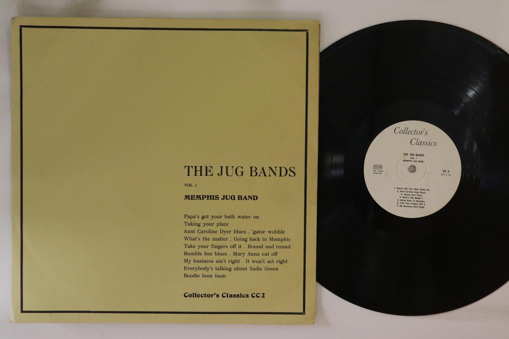 LP Record MEMPHIS JUG BAND  Jug Bands Vol. 1 CC2 COLLECTORS CL Denmark Blues Used