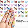 10/30/50 Pieces 1:12 Doll House Decor Mini Butterfly Model, Decoration, 3D Mini Butterfly Model, DIY, Random Colors