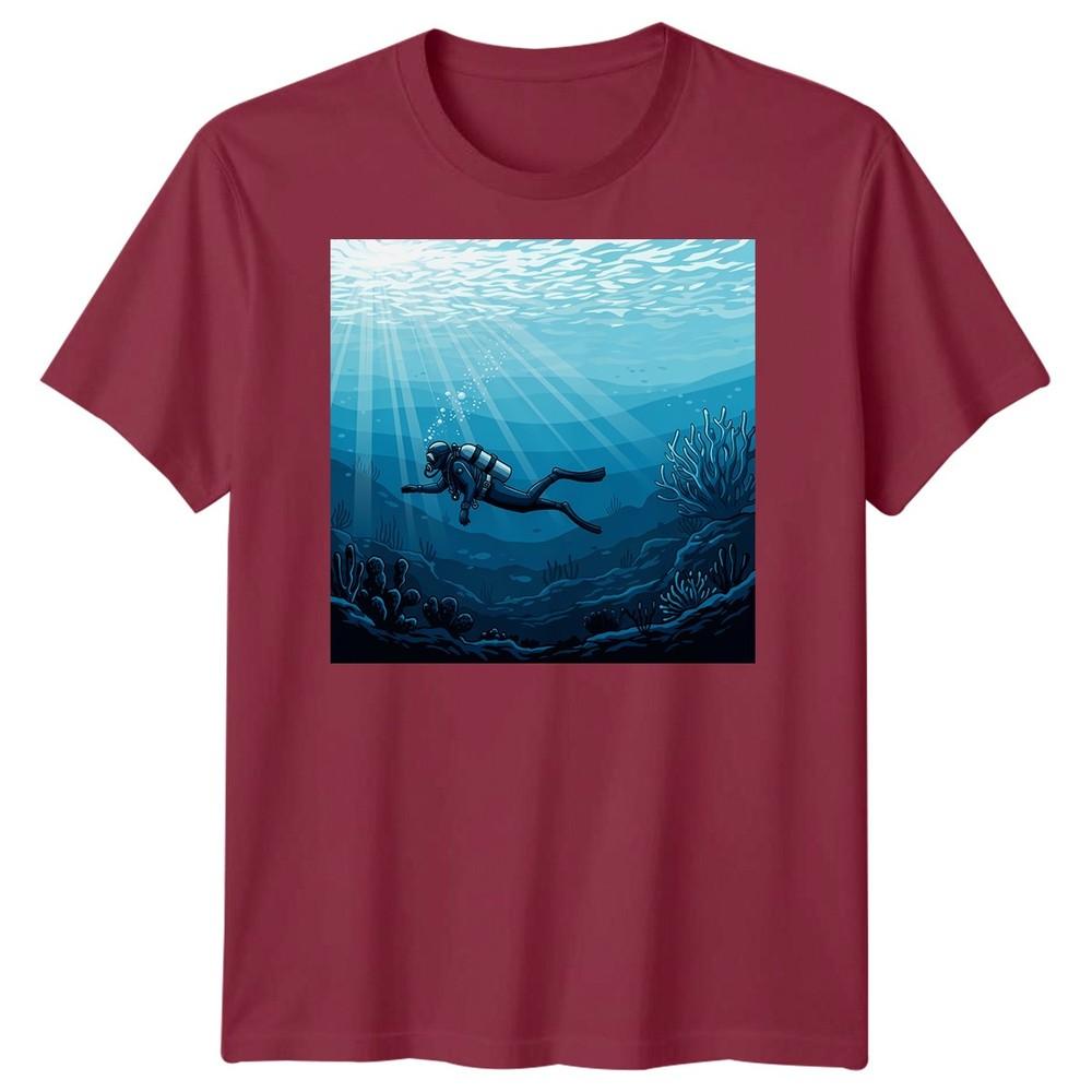 Scuba Diving Ocean Adventure Unisexs Tshirt Water Sports
