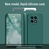 OnePlus Ace 5 Liquid Silicone Protective Case: Full Coverage, Anti-Drop, Solid Color, Skin-Friendly.