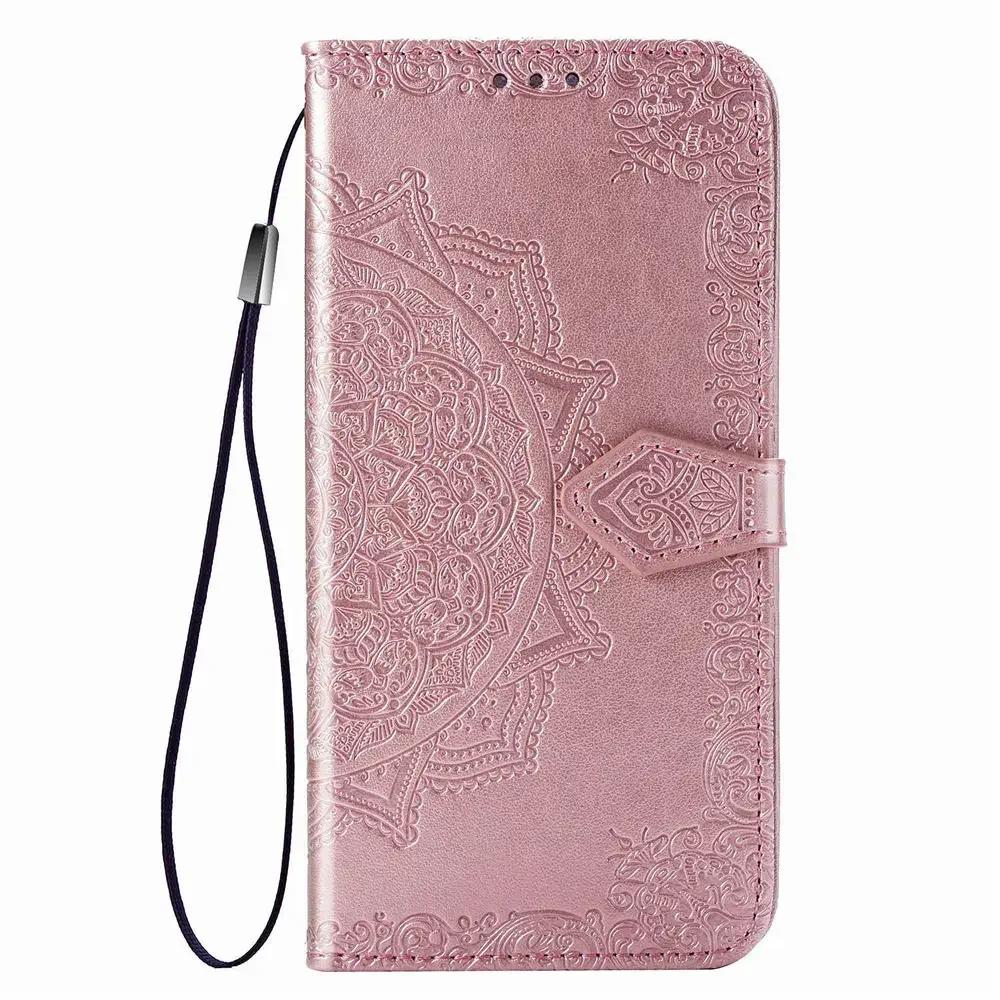 Reno13 FS Reno 12F 12FS 13 14 Pro 5G 4G Flip Case Leather Wallet 3D Mandala Card Funda for OPPO Reno 12 Case 14F 13FS 13F Cover