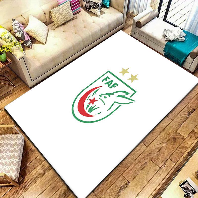 Algeria National Football Carpet Rug for Living Room Bedroom Home Sofa Decoration,Kids play Non-slip Floor Mat