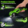 Cordless Electric Scissors 4.2V USB Rechargeable with LED Light and Safety Lock Carpet Cardboard Cutter Power Tool