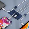 Silicone Magnetic Cable Organizer Set - Multi-Slot Desktop Cable Holder