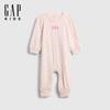 Baby Logo Embroidered Cotton Romper