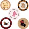 Rubber Cartoon Animal Coaster Set With Absorbent Fastdry Surface For Home Use