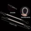 10pcs Rabbit Cage Springs with Dual Clips - 3.1" Durable Replacement for Small Pet Water Bottle Holders - For Small Animals