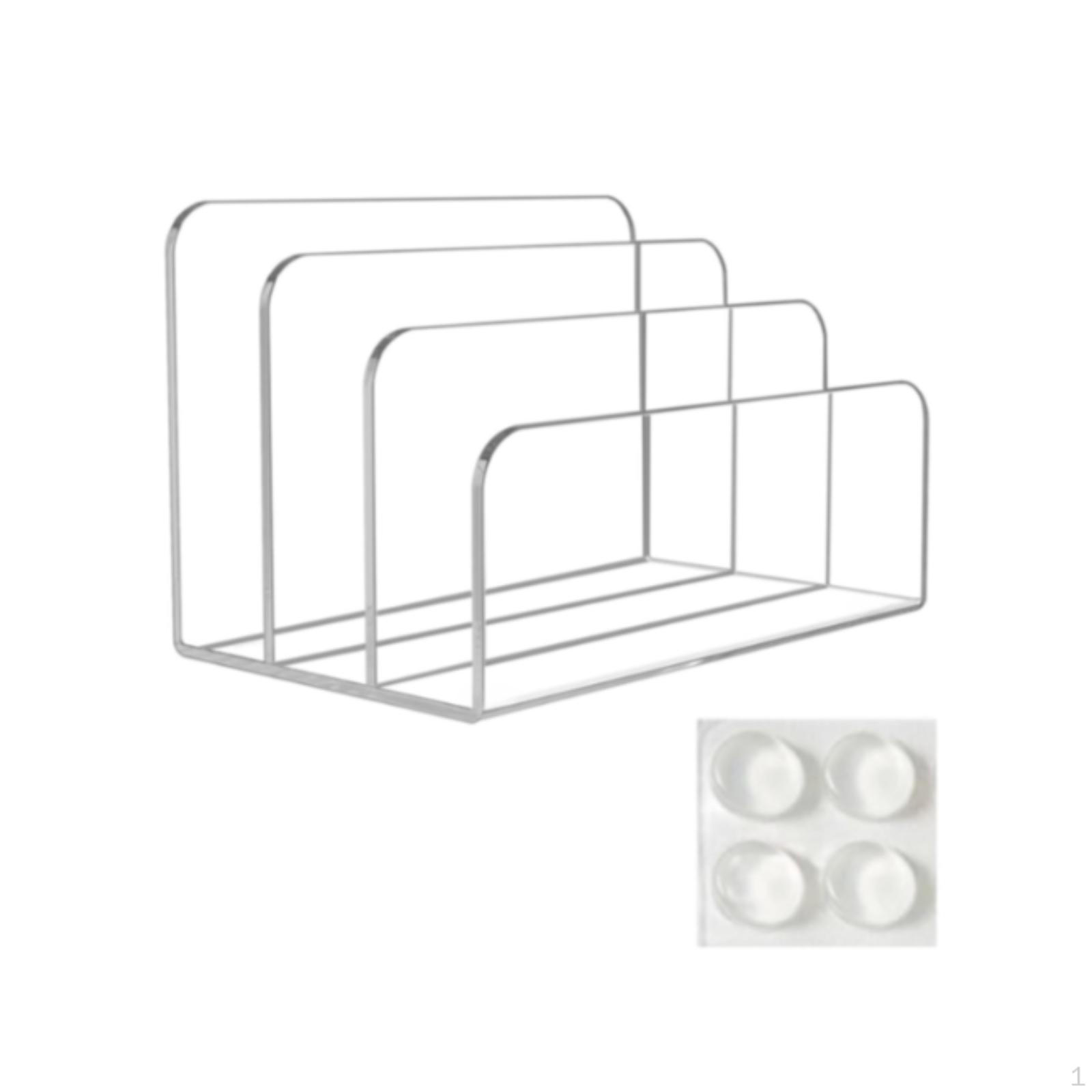 Акриловый лоток для почты, держатель для конвертов, современный, прозрачный, настольная подставка, органайзер для рабочего стола для блокнота