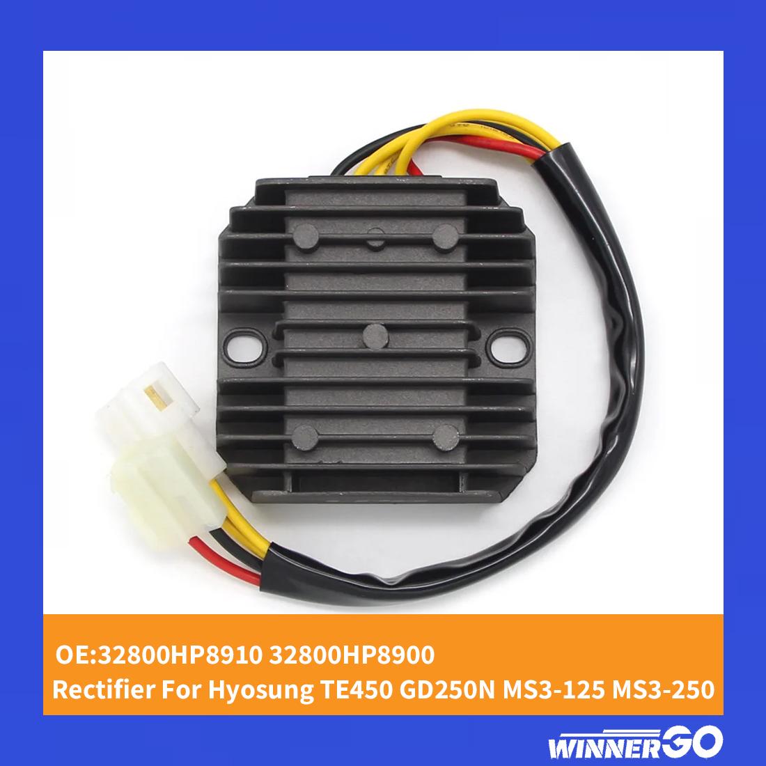 Motorcycle Regulator Rectifier For Hyosung TE450 GD250N MS3-125 MS3-250 GT650R GT650 2005-2017 GV650 32800HP8910 32800HP8900 NEW