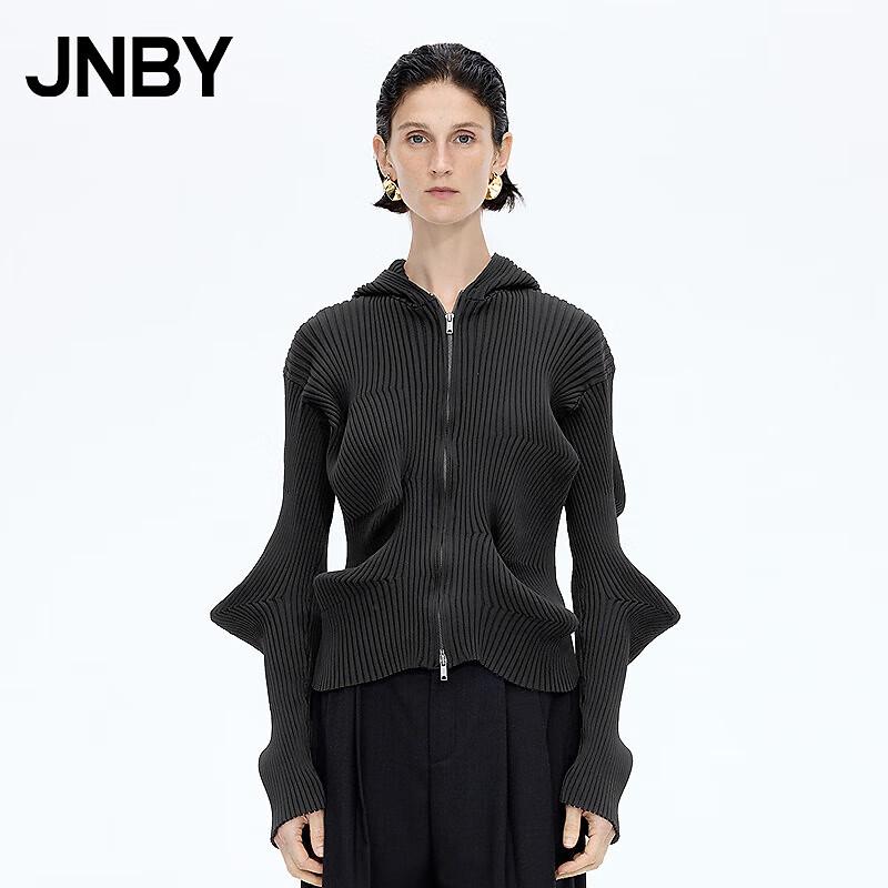 

JNBY Women s Hooded Knit Sweater L