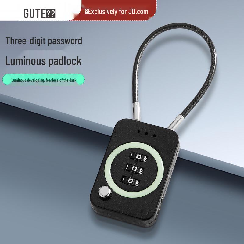 GUTE Waterproof 3-Digit Combination Padlock