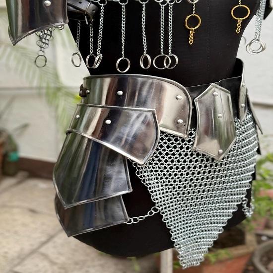 Epic Female Armor Suit Women’s Medieval Knight Cuirass Set Handcrafted Fantasy Warrior Costume for LARP Cosplay