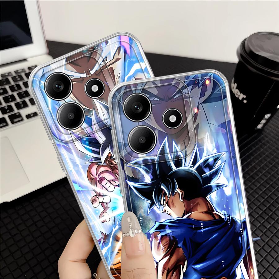 Case for Xiaomi Redmi Note 14 Pro Plus Note 13 10S 9 10 13C 14C 11S 12S A4 12 11 Soft Phone Cover Dragon Ball Goku