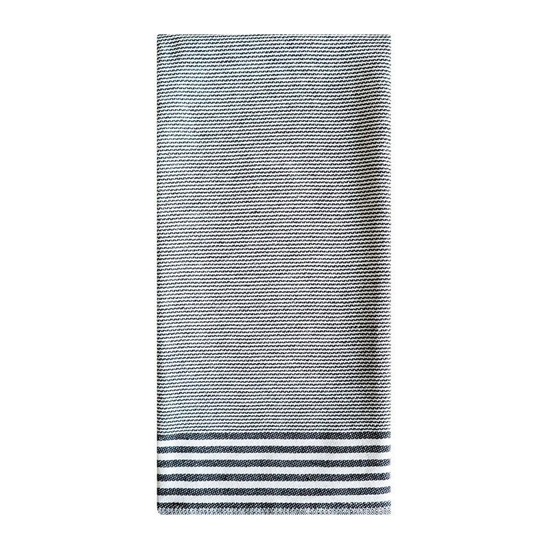 

1Pc 45x65cm Nordic Simple Style Cotton Striped Table Napkin Kitchen Tea Towel Scouring Pad Dishwashing Cloth чорний