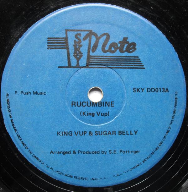 

12-дюймовая пластинка KING VUP SUGAR BELLY Rucumbine African Book SKYDD013 Sky Note UK Регги Ска Даб Б/у