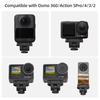 Adattatore Magnetico per DJI Action 5 Pro/Osmo Nano/360 Supporto Pieghevole a Rilascio Rapido con Espansione a Vite 1/4 per DJI Action 4 3 2