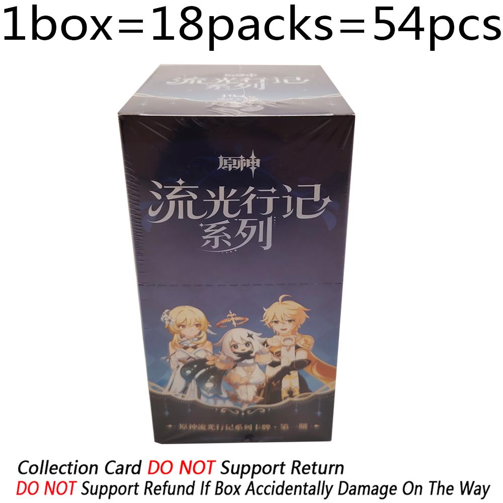 MiHoYo Official Open World Game Genshin Impact Collection Card Fan Like Classic Characters Peripheral Surprise Cards Kids Gifts