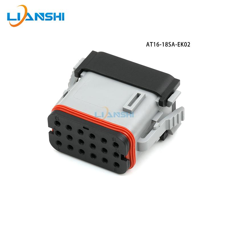 AT16-18SA-EK02 Is Suitable for Automotive Waterproof Wire Harness Connector 18-hole Plug Automotive Connector Terminal Belt Term