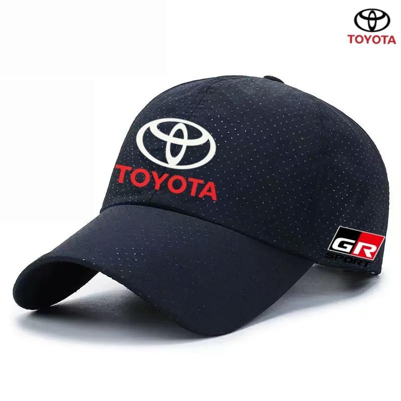 2026 New Toyota Logo GR Racing Summer Thin Breathable Soft Top Baseball Hat Outdoor Riding Sunshade Hat Duck Tongue Hat