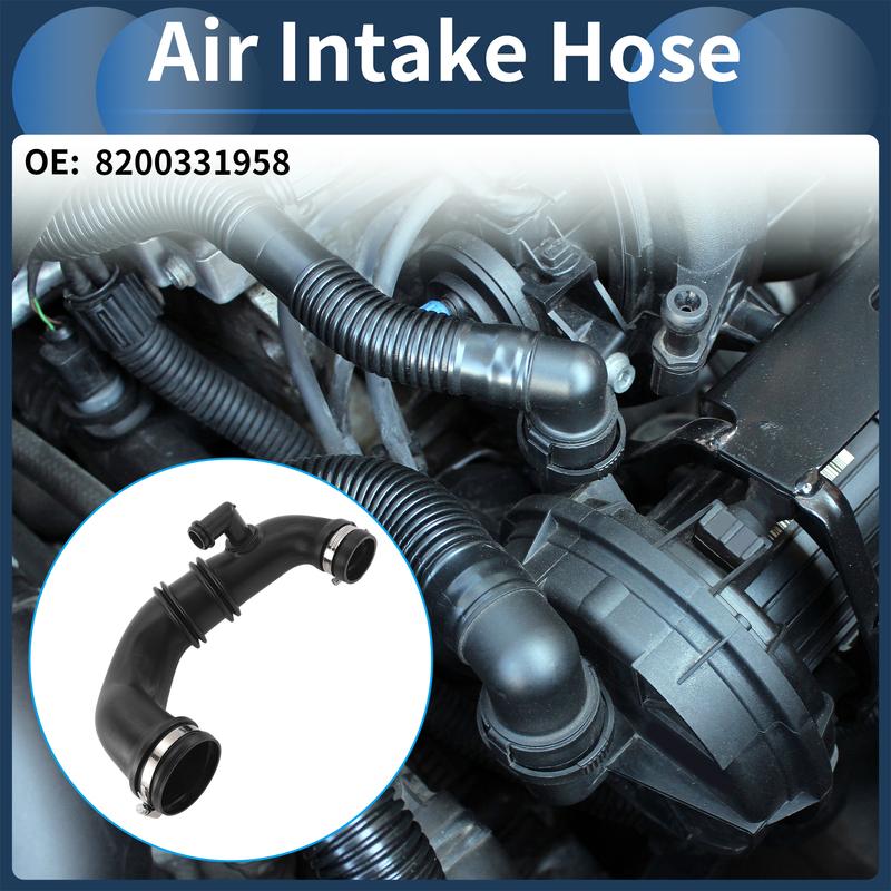 X Autohaux Engine Air Intake Hose for Renault Clio Air Cleaner Intake Hose No.8200331958