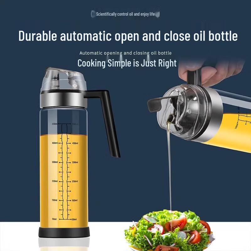 Automatic Opening Glass Oil Dispenser