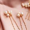 5PK Fashion Pearl Hair Comb and Hair Pin Set Bridal Wedding Headpieces Ladies Updo Jewellery Hair Accessories
