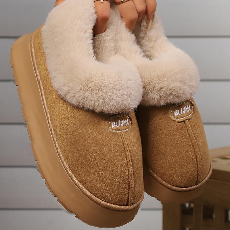 New Cotton Slippers: Fashionable Cotton Slippers for Fall and Winter Unisex Couple's Style Indoor/Outdoor Fashionable Warm Shoes