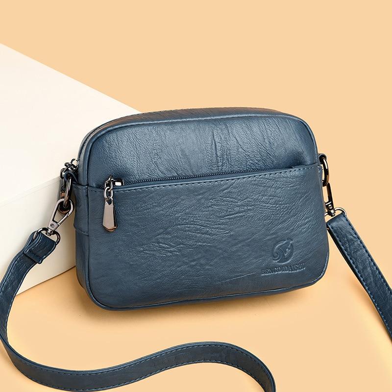 Leder Schulter Umhängetaschen Für Frauen Mode Kleine Tasche Dame Echtes Leder Frauen 'S Handtaschen
