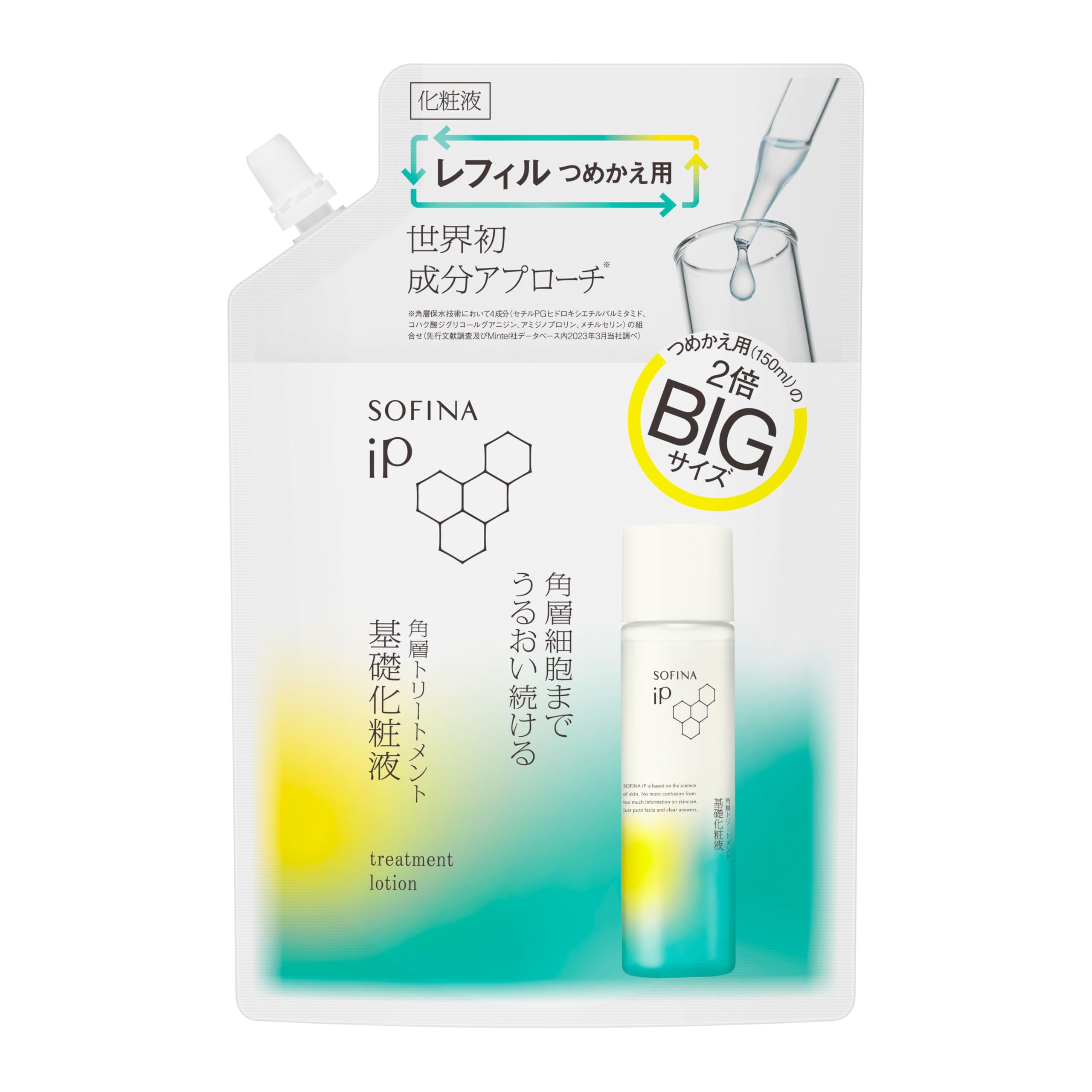 

Sofina iP Corner Layer Treatment Basic Lotion БОЛЬШАЯ сменная упаковка 300 мл [Лосьон]