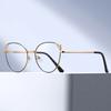 Lady Trendy Finished Myopia Glasses Women Cat Eye Round Frame Blue Light Blocking Eyewear Clear Lens Minus Diopter Eyeglasses